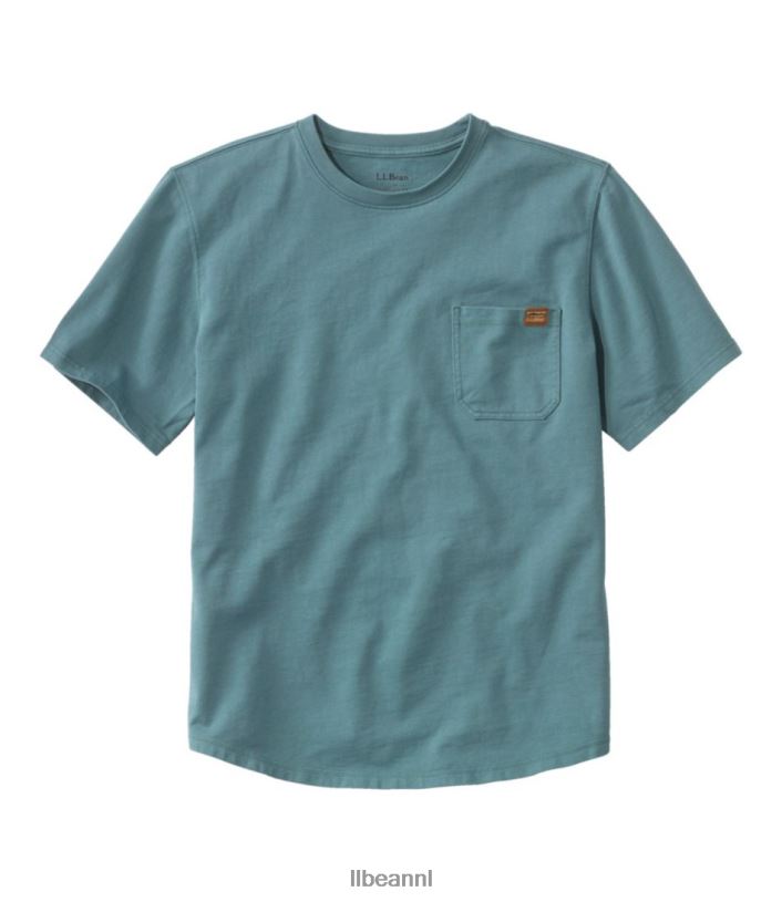 L.L.Bean Heren Beanbuilt katoenen T-shirts zachte sparren kleding VT064271