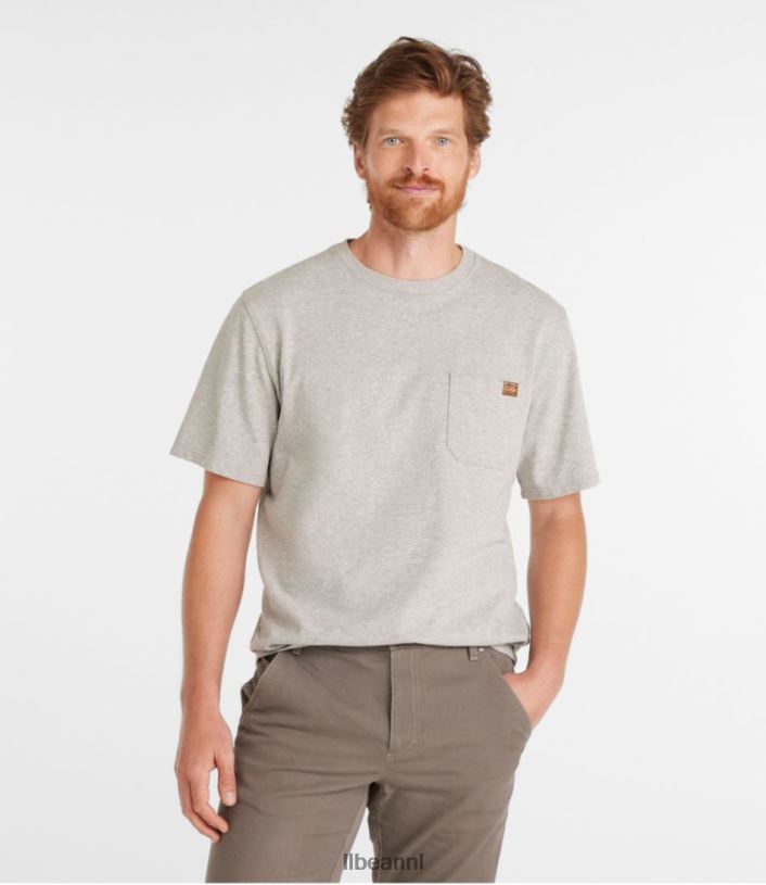 L.L.Bean Heren Beanbuilt katoenen T-shirts zachte sparren kleding VT064271
