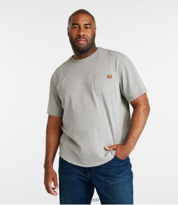 L.L.Bean Heren Beanbuilt katoenen T-shirts zachte sparren kleding VT064271