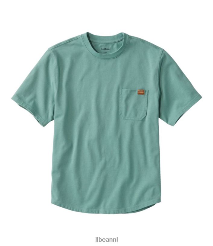 L.L.Bean Heren Beanbuilt katoenen T-shirts zeepijnboom kleding VT0645806