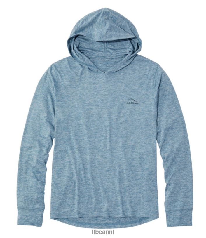 L.L.Bean Heren Insect Shield pro gebreide hoodie leisteen heide kleding VT0645872