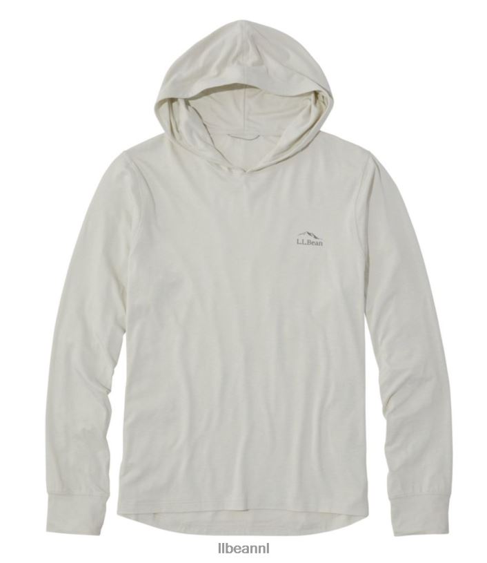 L.L.Bean Heren Insect Shield pro gebreide hoodie zilver berk kleding VT0644849