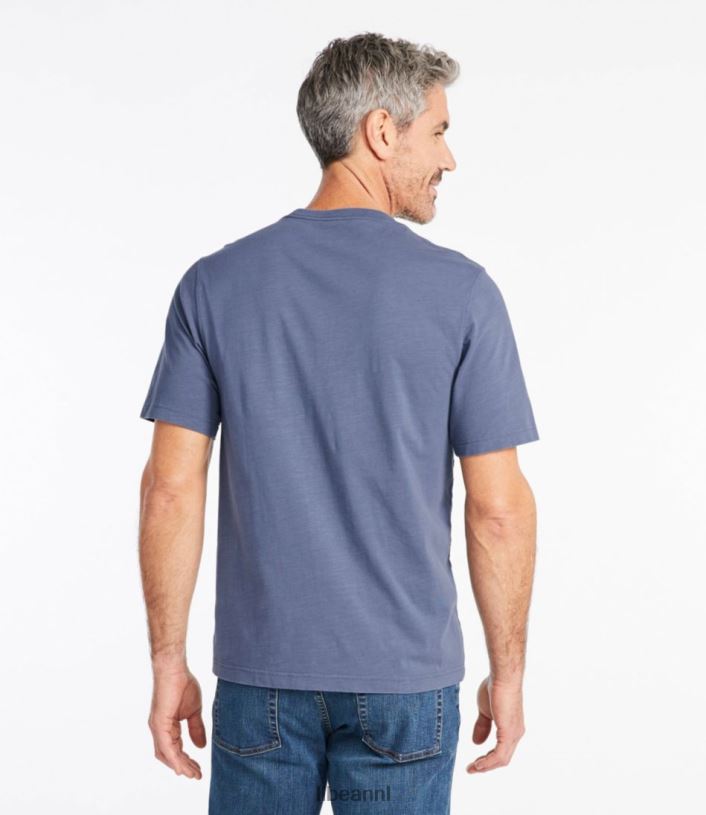 L.L.Bean Heren Lakewashed T-shirt van biologisch katoen warm goud kleding VT0646925