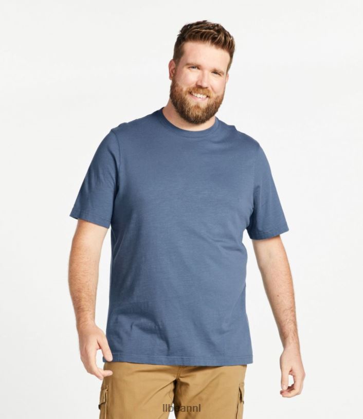 L.L.Bean Heren Lakewashed T-shirt van biologisch katoen warm goud kleding VT0646925