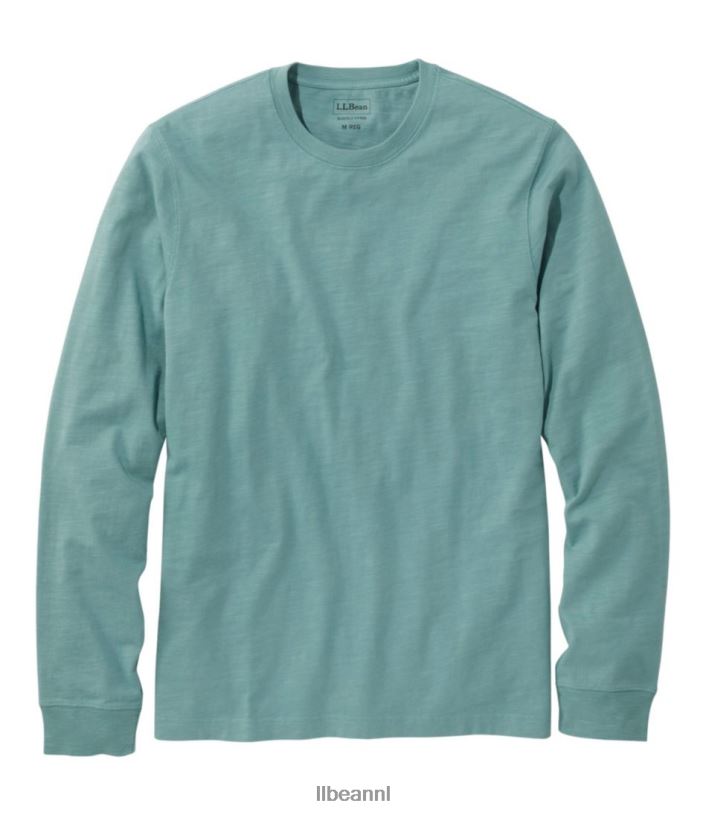 L.L.Bean Heren Lakewashed T-shirt van biologisch katoen zeepijnboom kleding VT0645851