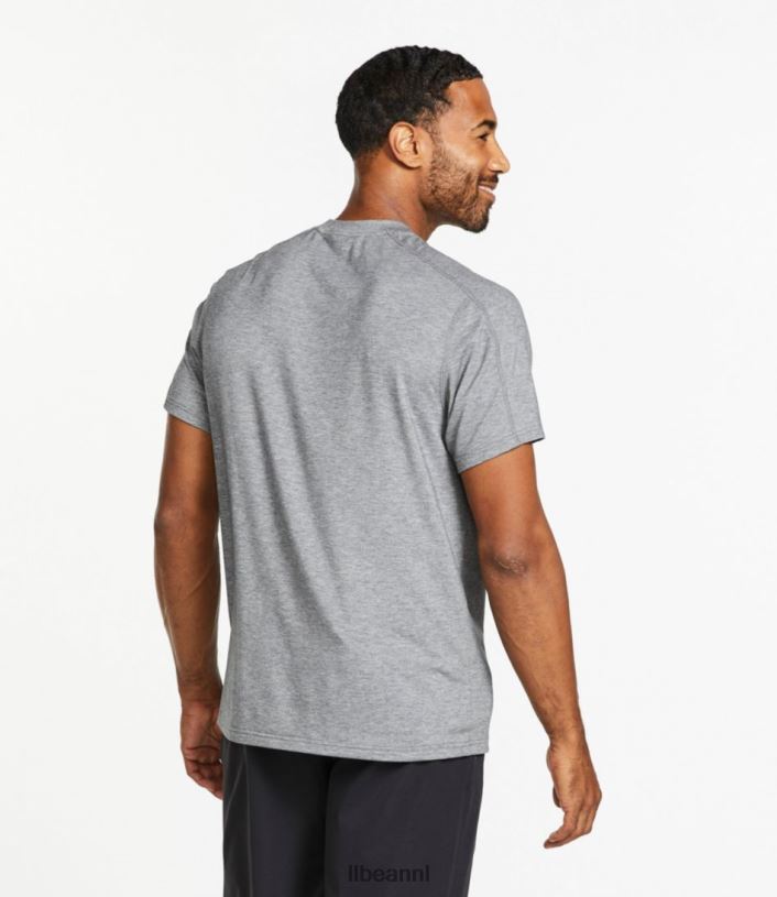L.L.Bean Heren alledaags sunsmart-T-shirt grijze heide kleding VT0646502