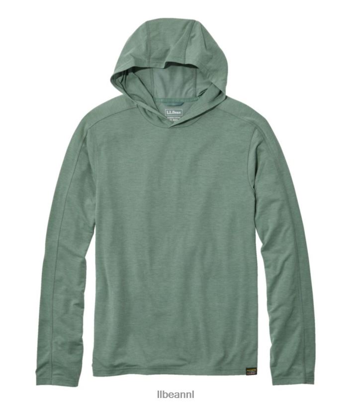 L.L.Bean Heren alledaags sunsmart-T-shirt zee groen kleding VT0645830