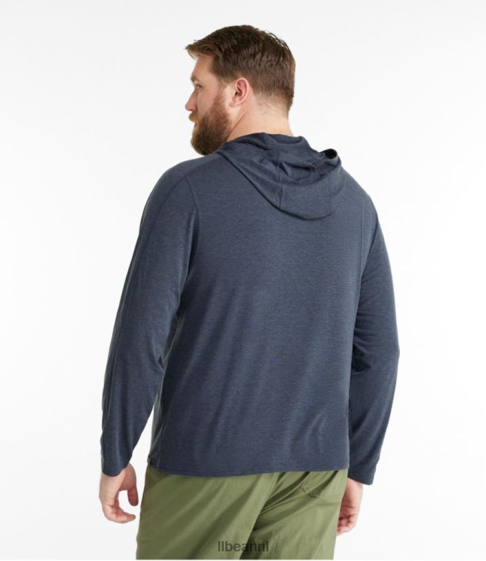 L.L.Bean Heren alledaags sunsmart-T-shirt zee groen kleding VT0645830