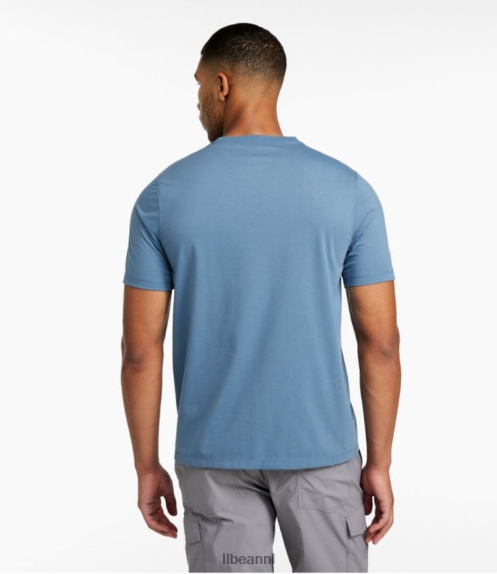 L.L.Bean Heren grafische T-shirts voor technische visserij leisteen kleding VT0646154