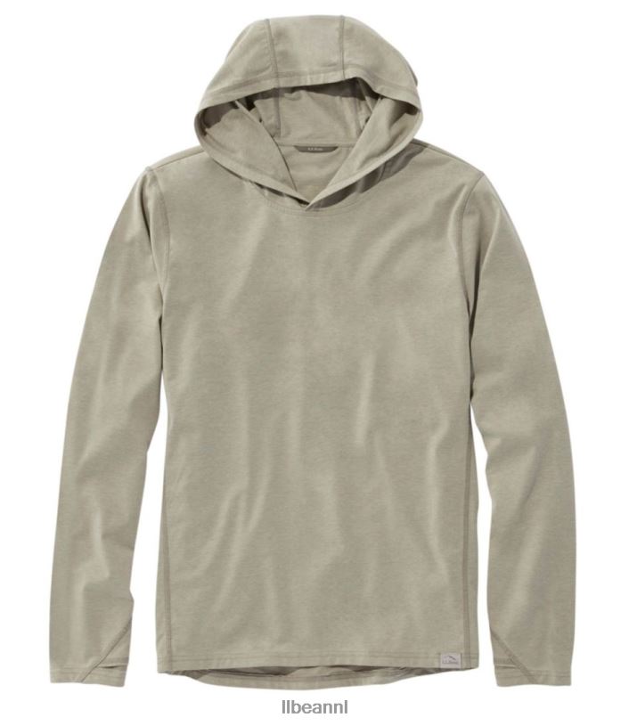 L.L.Bean Heren hoodie met insectenschild stoffige salie kleding VT0645818