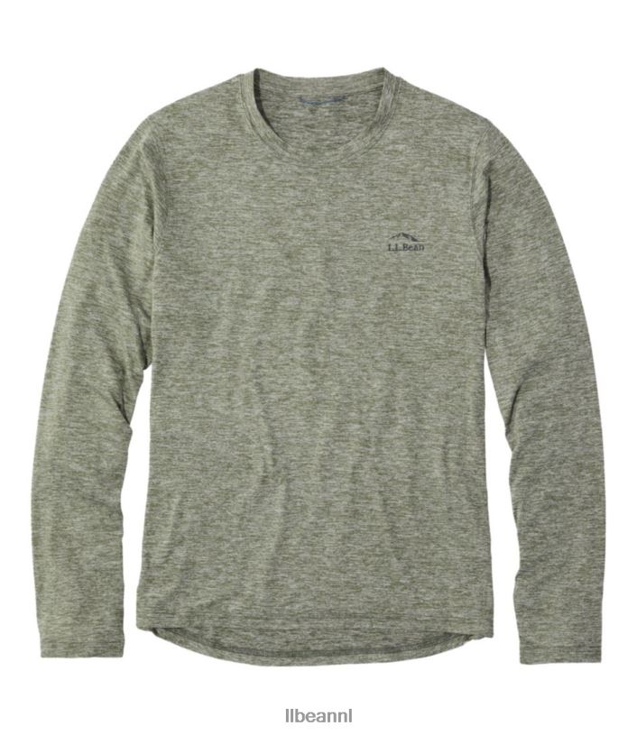 L.L.Bean Heren insectenschild pro gebreide crew diepe olijfheide kleding VT0643898