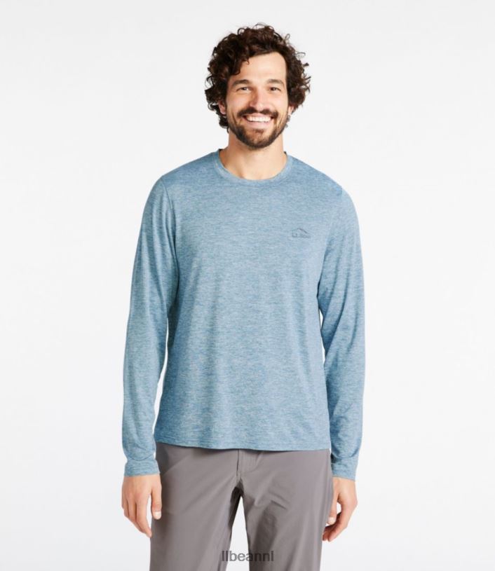 L.L.Bean Heren insectenschild pro gebreide crew diepe olijfheide kleding VT0643898