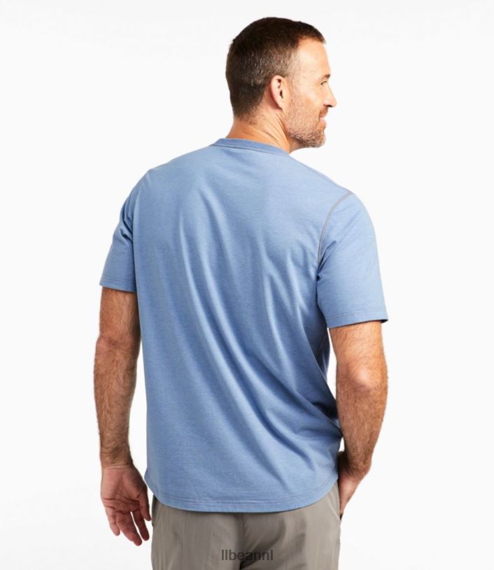 L.L.Bean Heren insectenschild veld-T-shirt donker barnsteen kleding VT0644819