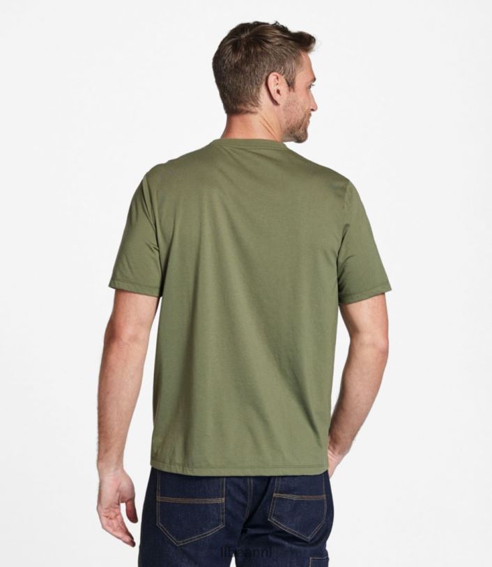 L.L.Bean Heren jagers grafisch T-shirt marine kleding VT0644876