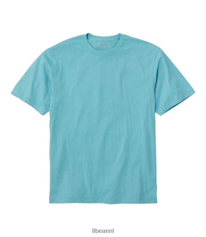 L.L.Bean Heren zorgeloos krimpvrij T-shirt zeewater kleding VT0642941