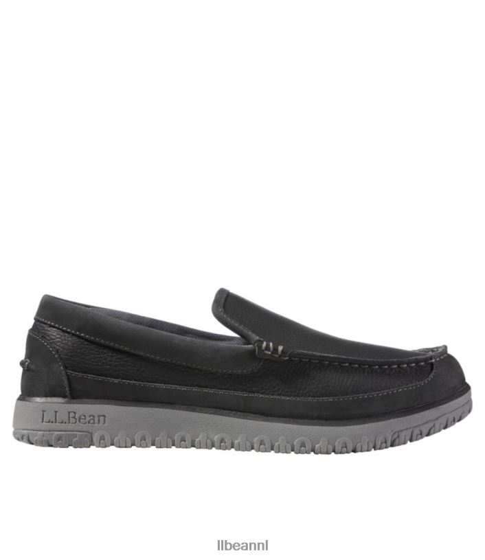 L.L.Bean Heren de hele week pantoffelmocs zwart schoenen VT0643724
