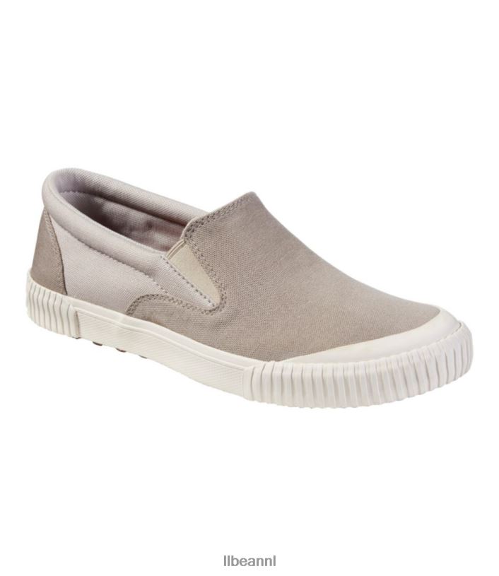 L.L.Bean Heren eco hout canvas schoenen riviersteen/zilverzand schoenen VT0641072