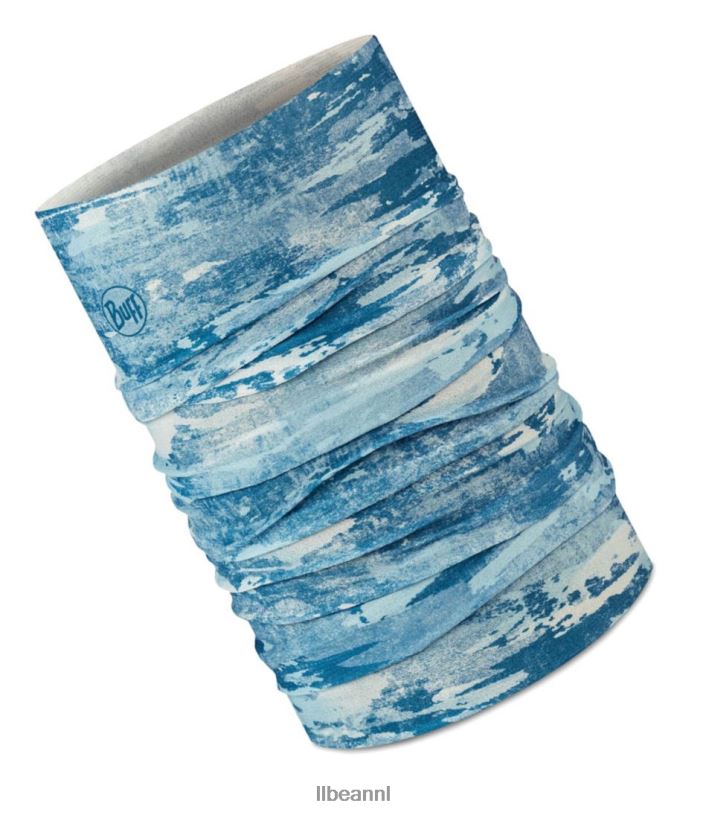 L.L.Bean Heren buff coolnet uv plus insectenschild multifunctionele hoofddeksel lui blauw vissen VT0646136