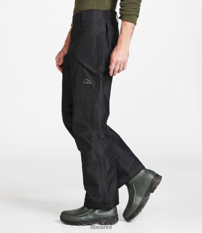 L.L.Bean Heren Maine Warden Gore-Tex broek zwart vissen VT0641519
