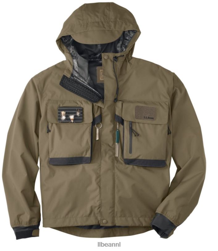 L.L.Bean Heren Emerger II waadjack as vissen VT064892