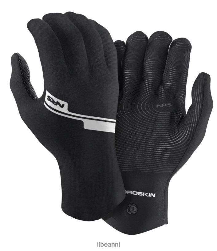 L.L.Bean Heren nrs hydroskin-handschoenen zwart watersport VT0641846