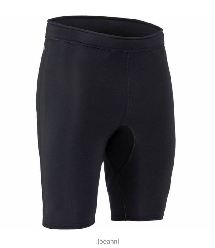 L.L.Bean Heren nrs hydroskin 0,5 mm korte broek zwart watersport VT064598