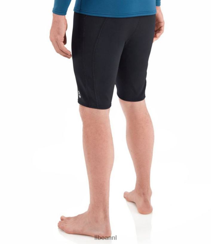 L.L.Bean Heren nrs hydroskin 0,5 mm korte broek zwart watersport VT064598
