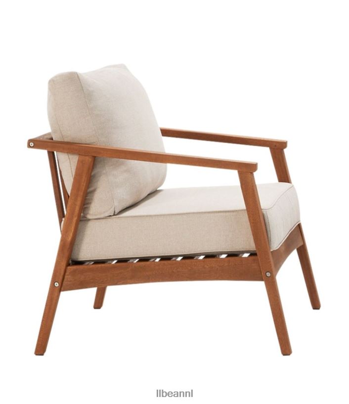 L.L.Bean unisex Eucalyptus 4-delige terrasset natuurlijk huis goederen VT0642857