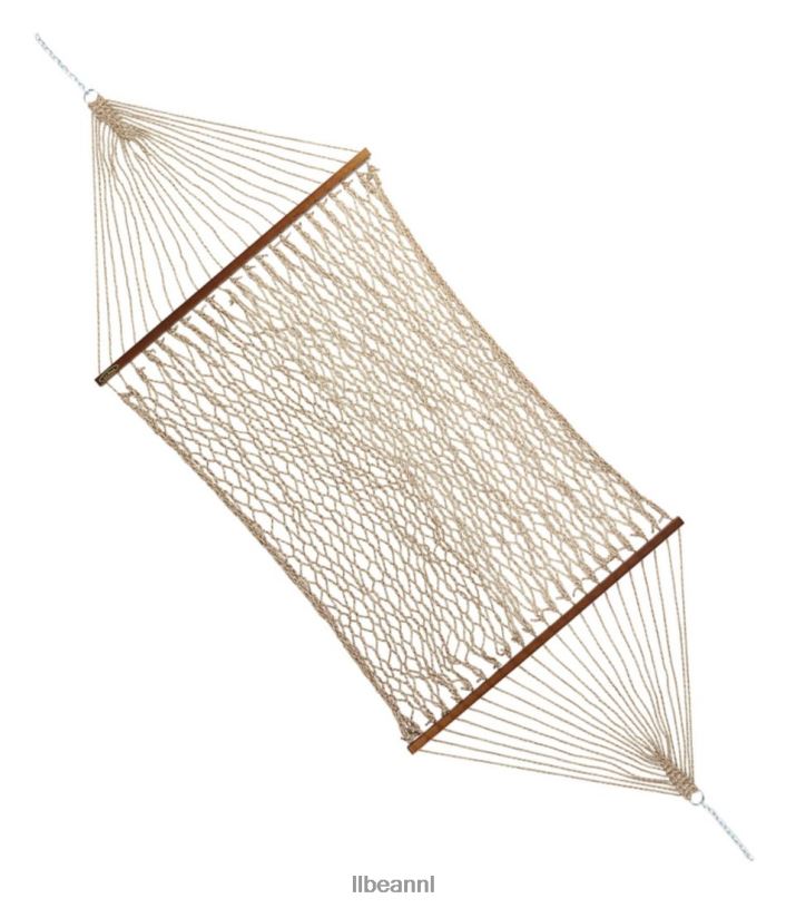 L.L.Bean unisex achtertuin Duracord 55'' hangmat gemêleerd bruin achtertuin en terras VT0642602