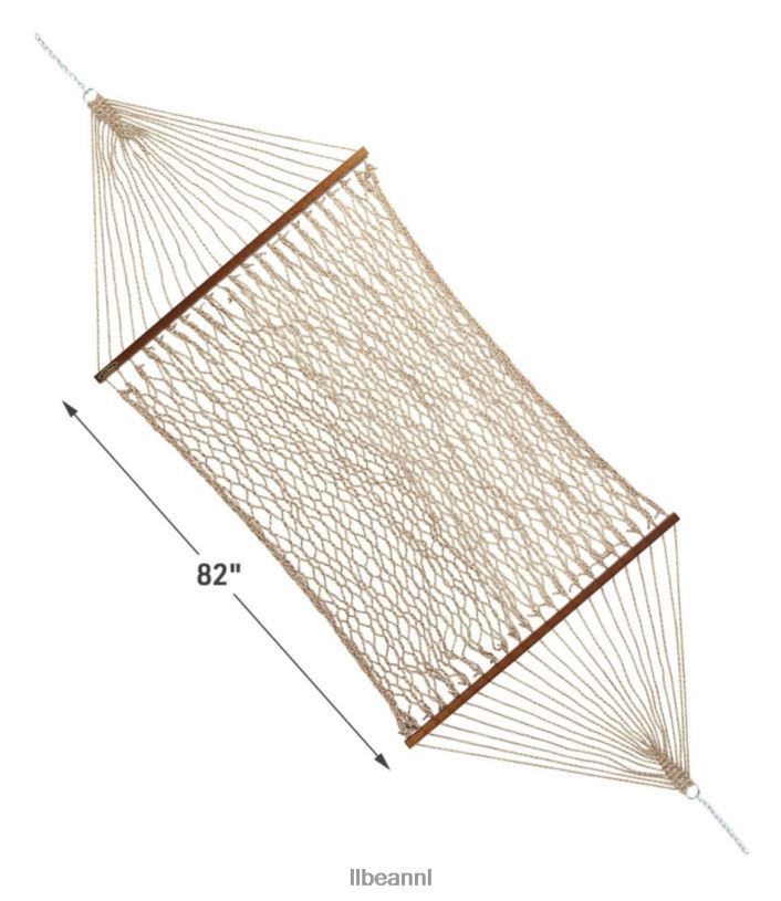 L.L.Bean unisex achtertuin Duracord 55\'\' hangmat gemêleerd bruin achtertuin en terras VT0642602