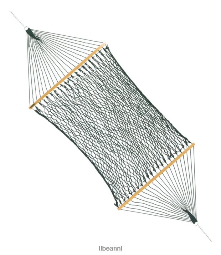 L.L.Bean unisex achtertuin Duracord 55'' hangmat jagersgroen achtertuin en terras VT0644558