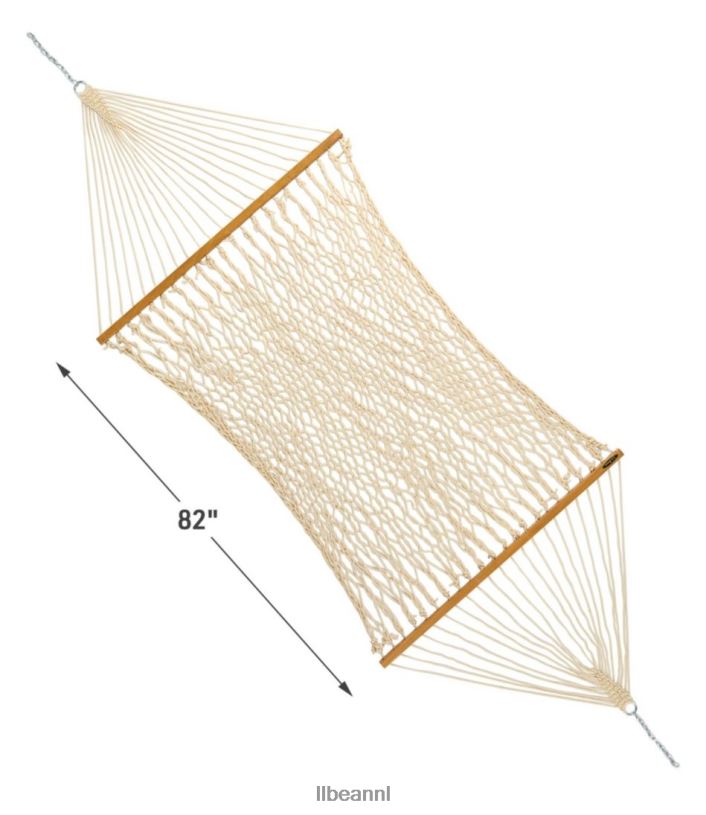 L.L.Bean unisex achtertuin Duracord 55\'\' hangmat jagersgroen achtertuin en terras VT0644558