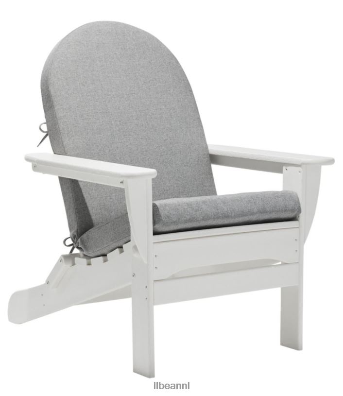 L.L.Bean unisex adirondack stoelzitting en rugtextuurkussen grijs achtertuin en terras VT0644450