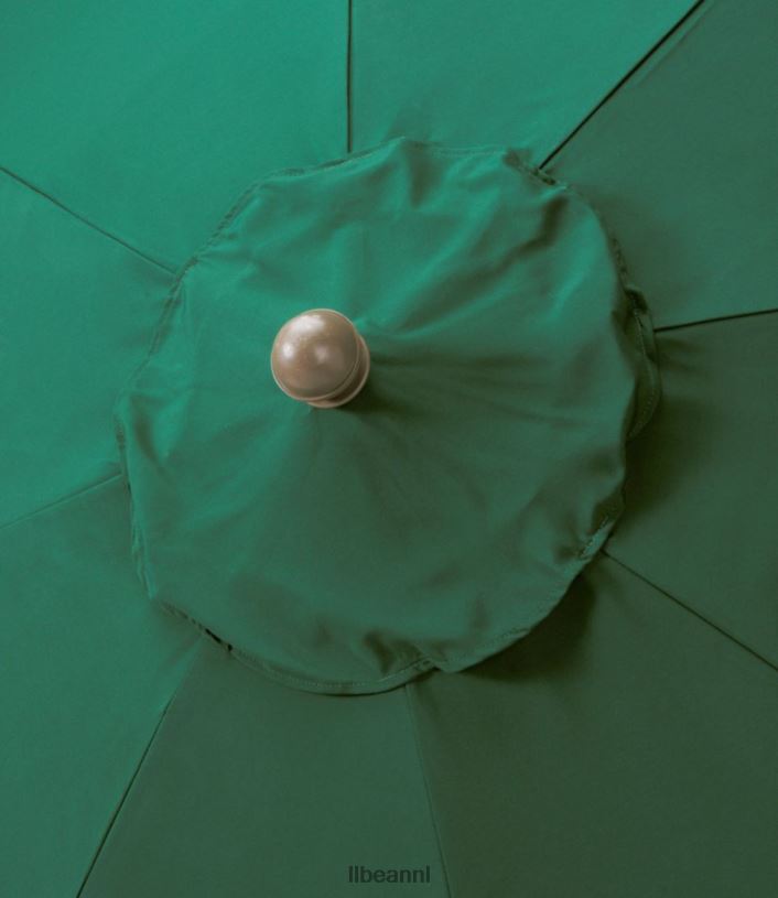 L.L.Bean unisex Sunbrella marktparaplu aluminium zeezout achtertuin en terras VT0642626
