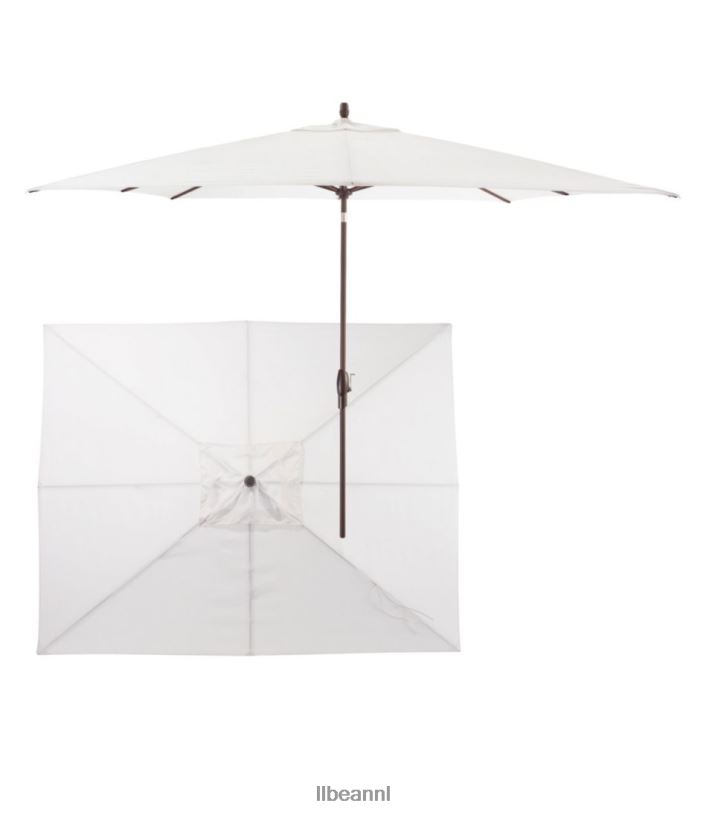 L.L.Bean unisex sunbrella 8' x10' marktparaplu zeezout achtertuin en terras VT0642713