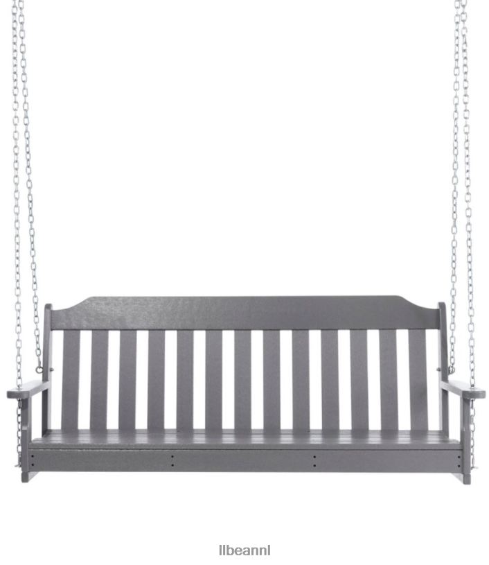 L.L.Bean unisex 60\'\' schommelbank voor alle weersomstandigheden wit achtertuin en terras VT0645623