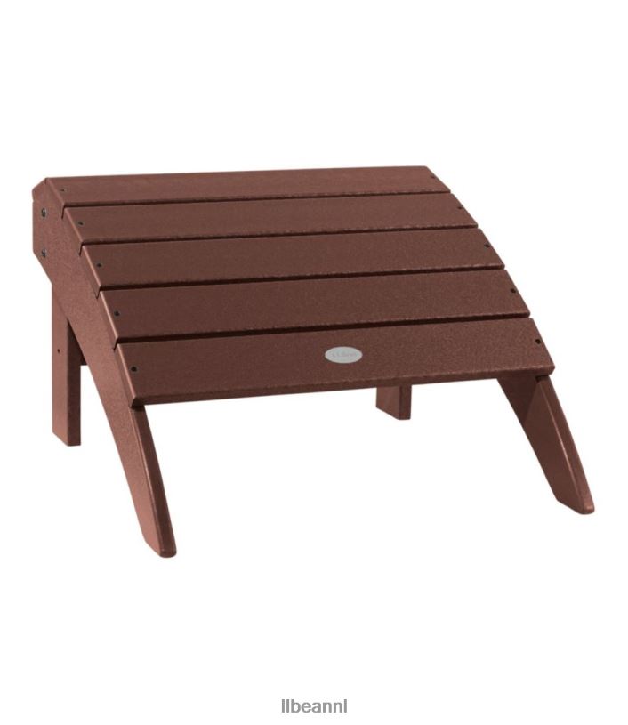 L.L.Bean unisex Adirondack voetenbank voor alle weersomstandigheden mahonie achtertuin en terras VT0646826