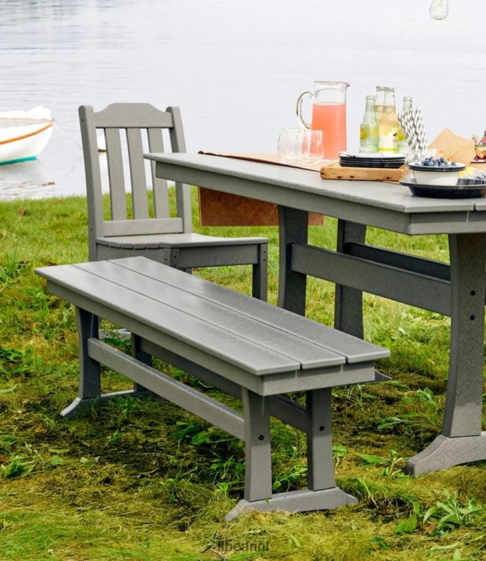 L.L.Bean unisex boerderijbank voor alle weersomstandigheden groente achtertuin en terras VT0642650