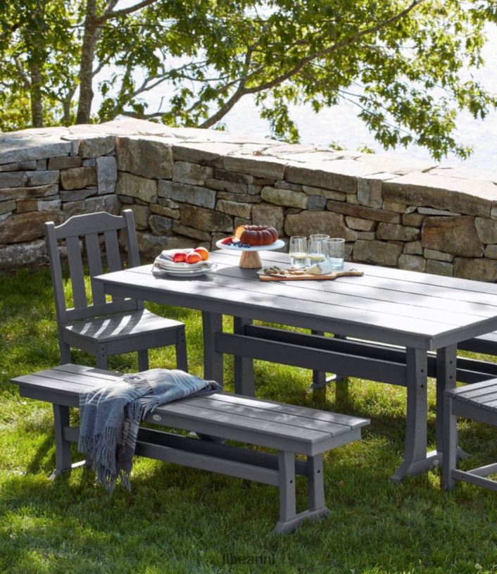 L.L.Bean unisex boerderijbank voor alle weersomstandigheden groente achtertuin en terras VT0642650