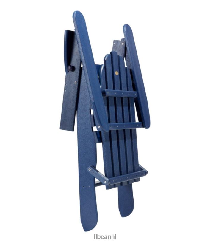 L.L.Bean unisex klassieke adirondack-stoel voor alle weersomstandigheden wit achtertuin en terras VT0647144