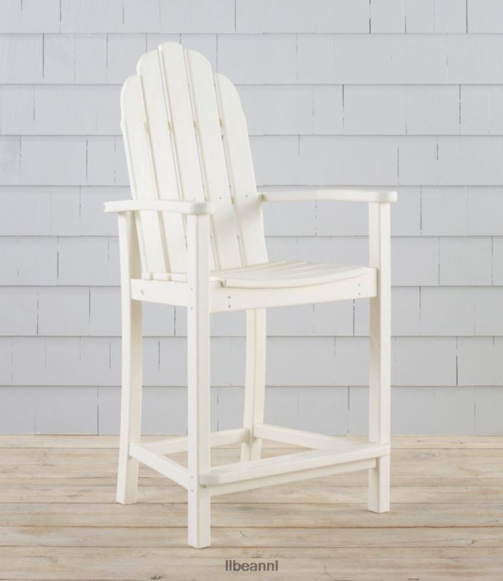 L.L.Bean unisex stoel op tegenhoogte voor alle weersomstandigheden mahonie achtertuin en terras VT0644498