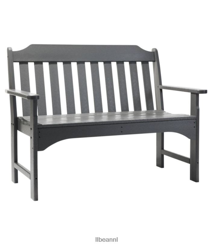 L.L.Bean unisex tuinbank voor alle weersomstandigheden leigrijs achtertuin en terras VT0645596