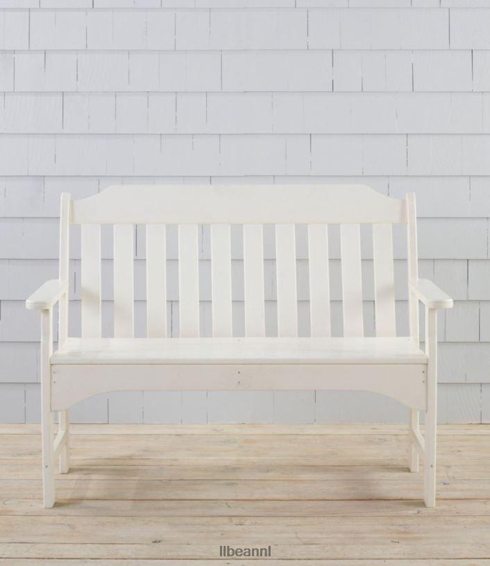 L.L.Bean unisex tuinbank voor alle weersomstandigheden leigrijs achtertuin en terras VT0645596
