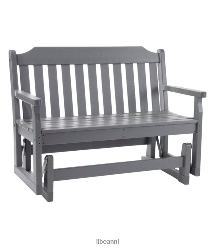 L.L.Bean unisex zweefvliegtuig voor alle weersomstandigheden leigrijs achtertuin en terras VT0644474