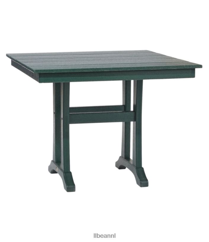 L.L.Bean unisex all-weather boerderijtafel vierkant groente achtertuin en terras VT0642569