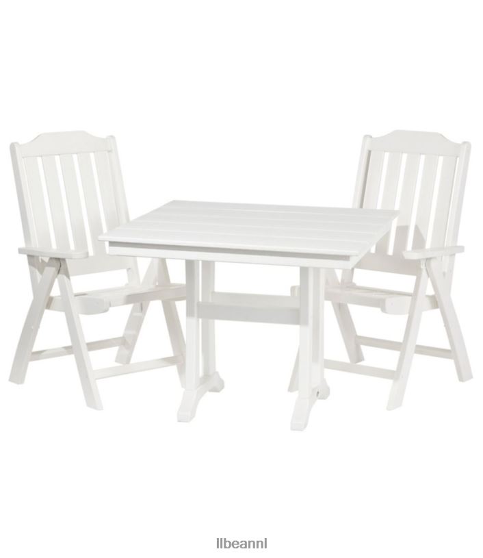 L.L.Bean unisex all-weather boerderijtafel vierkant groente achtertuin en terras VT0642569