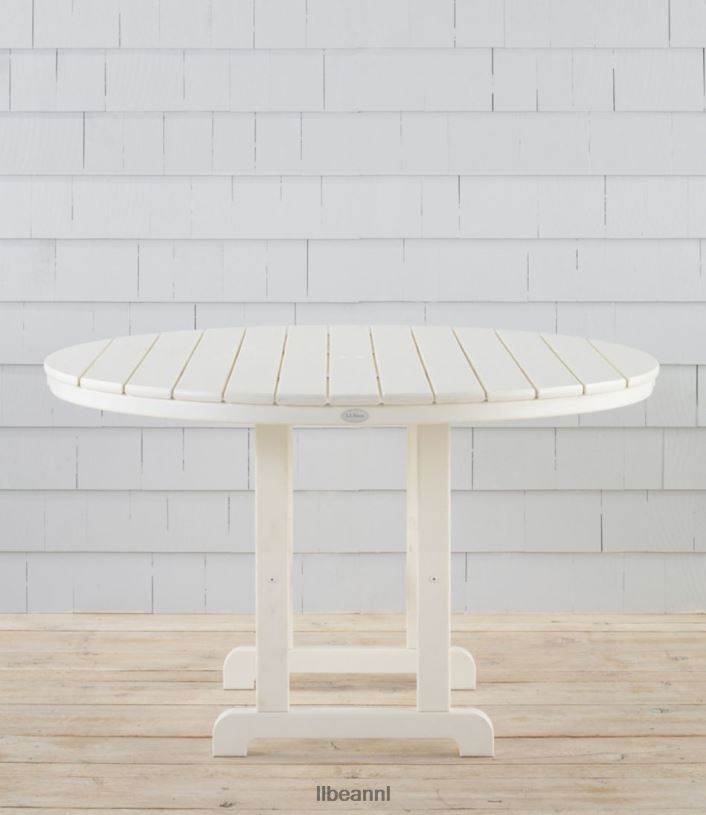 L.L.Bean unisex eettafel voor alle weersomstandigheden leigrijs achtertuin en terras VT0646370
