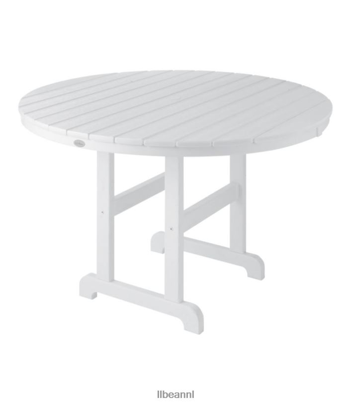 L.L.Bean unisex eettafel voor alle weersomstandigheden wit achtertuin en terras VT0645620