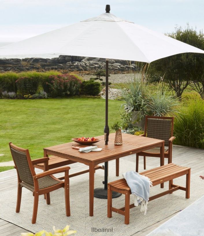 L.L.Bean unisex eucalyptus boerderijtafel natuurlijk achtertuin en terras VT0642794