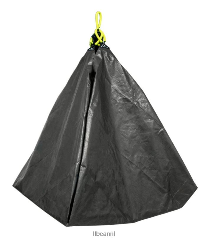 L.L.Bean unisex gemakkelijk schoon te maken zeildoek zwart achtertuin en terras VT0642803